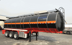 Bitumen Tank Trailer With Heating System