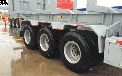 3 Axle Forestry Semi Trailer With Stake